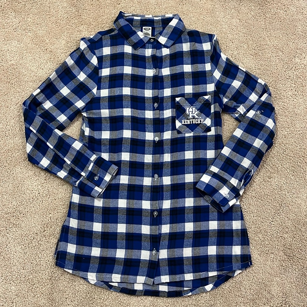 Kentucky Wildcats Plaid Buttondown